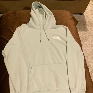 The North Face Green L hooded sweatshirt Adventure Alpine Active Outdoor Gym